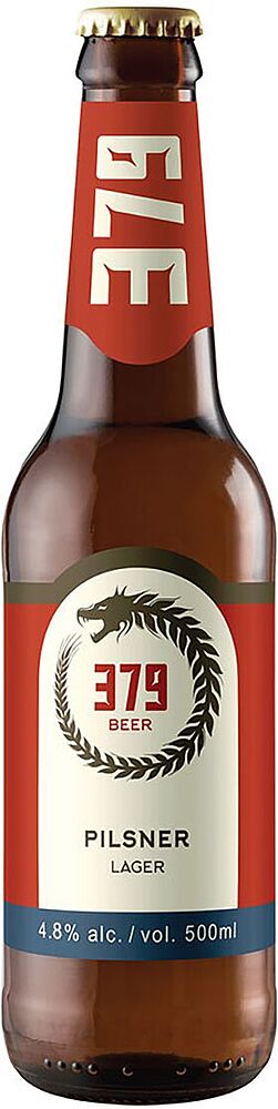 Пиво "379 Pilsner Lager" 0.5л