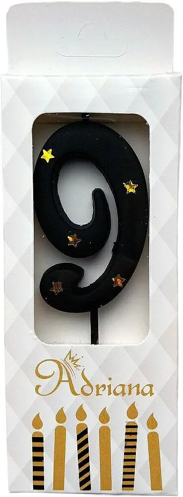 Birthday candle "Adriana" N9
