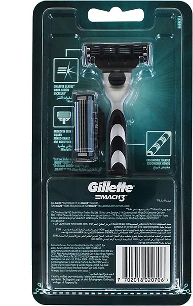 Shaving system "Gillette Mach3  Turbo" 