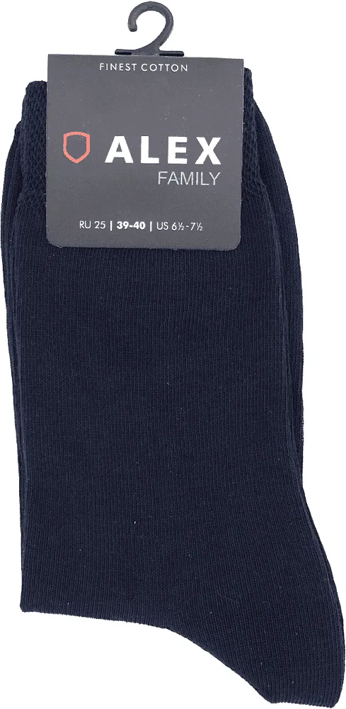 Blue socks "Alex Family"
