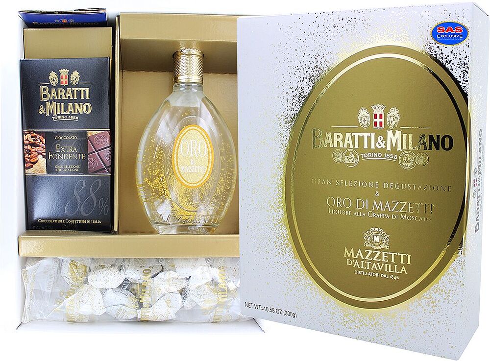 Նվերի հավաքածու «Baratti & Milano Oro Di Mazzetti»  