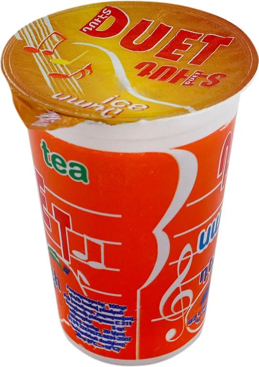 Peach flavored ice tea "Duet" 200g 
