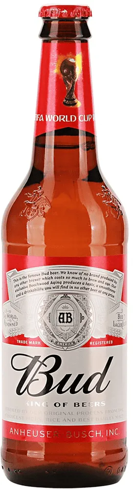 Beer ''Bud King of Beers'' 0.33l
