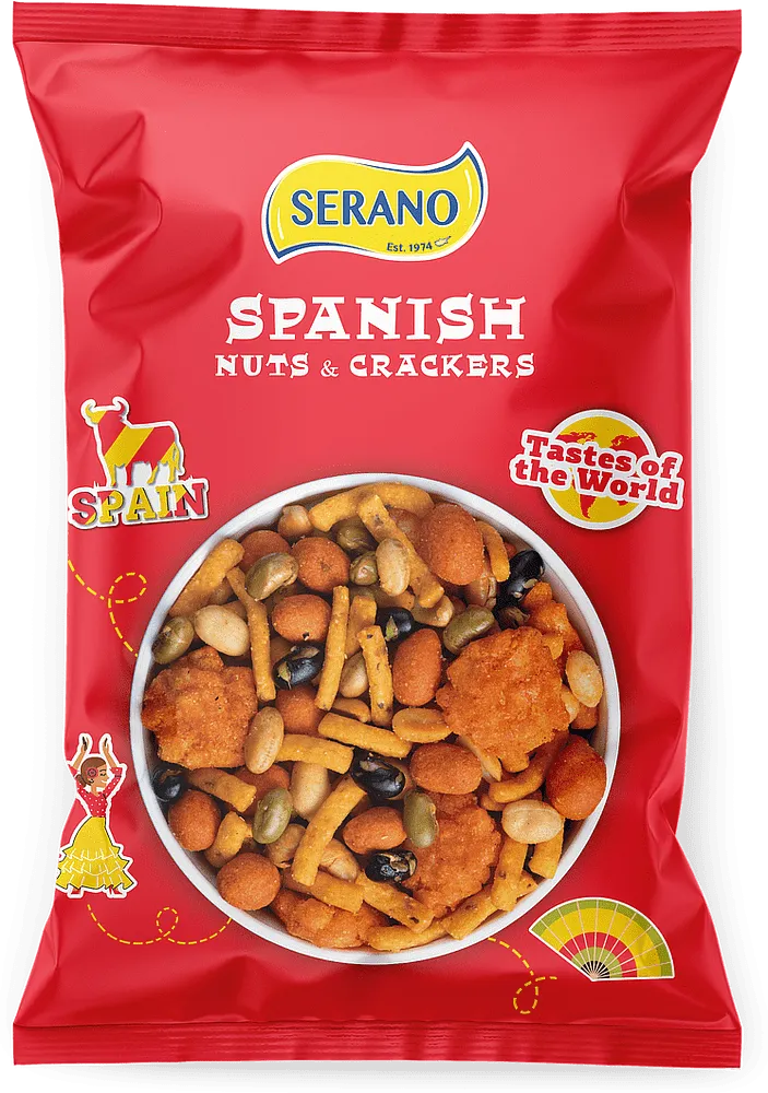 Nut & cracker mixture "Serano Spanish" 95g

