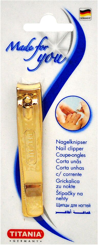 Nail nippers "Titania  Made for you  Art-Nr.1057" 