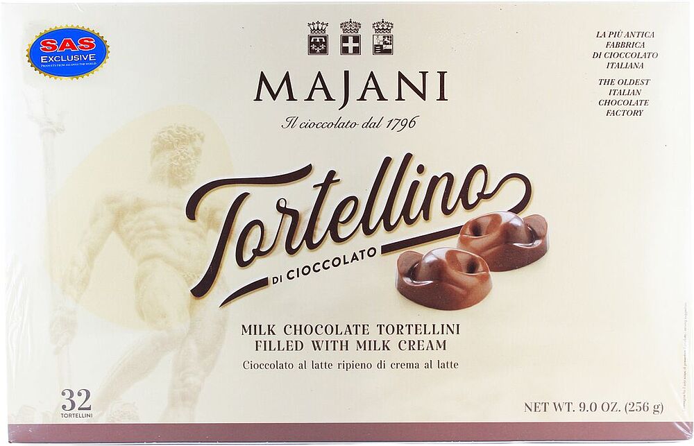 Набор шоколадных конфет "Majani Tortellino" 256г
