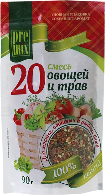 Mix of vegetables and herbs "Premix" 90g