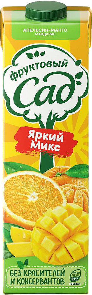 Drink "Fruktoviy Sad" 0.95l Orange, Mango, Tangerine
