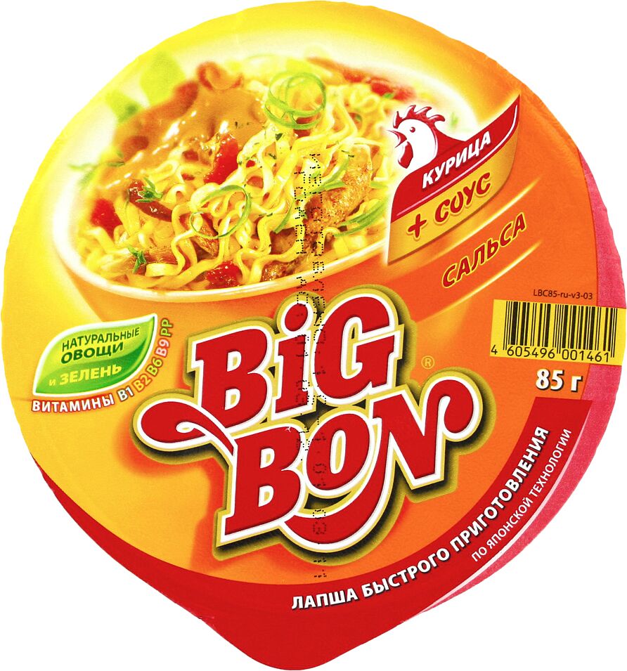 Լապշա «Big Bon» 85գ Հավ