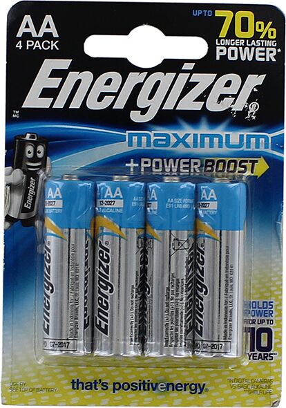 Battery "Energizer Maximum AA" 4pcs