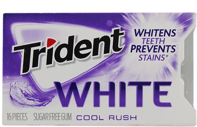 Chewing Gum "Trident White Cool Rush"  29g