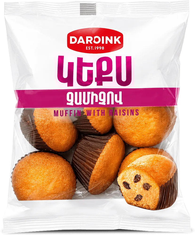 Cupcake with raisins "Daroink" 240g