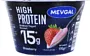 Yogurt dessert with strawberries "Mevgal" 170g, fat content: 0%