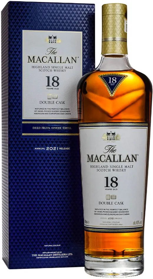 Whiskey "The Macallan 18 Double Cask" 0.75l