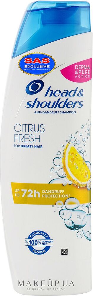Shampoo  "Head & Shoulders Citrus Fresh" 250ml