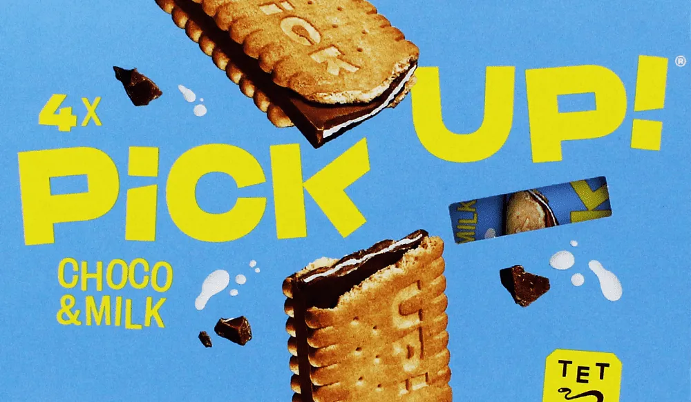Печенье с шоколадом "Pick Up Choco & Milk" 4x28г