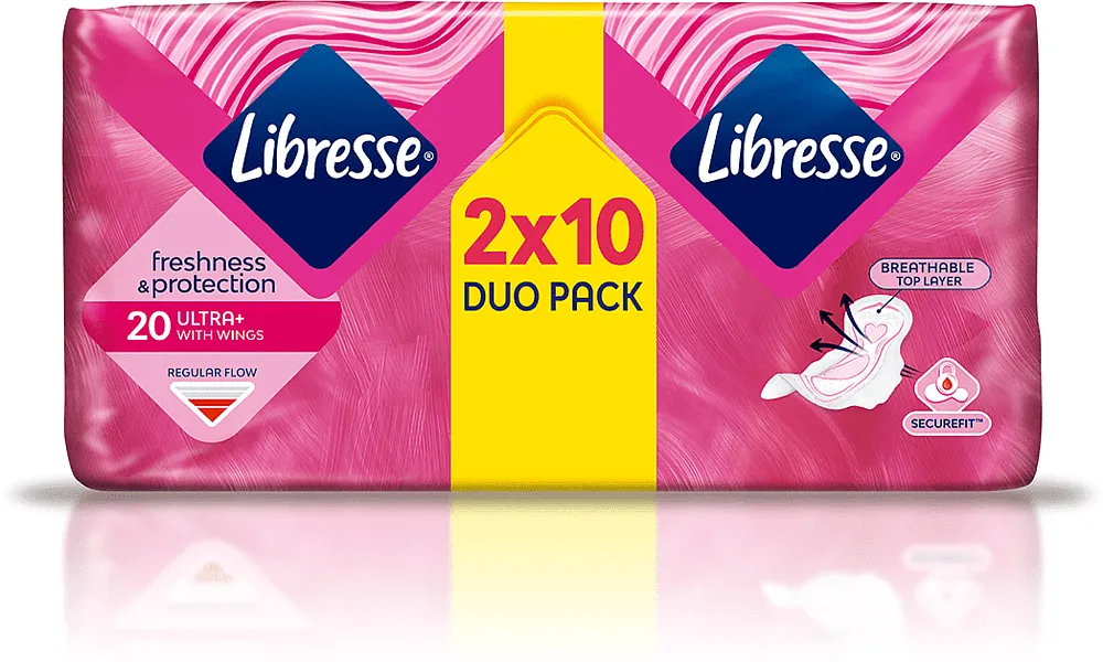 Sanitary towels "Libresse Invisible Normal" 20pcs
