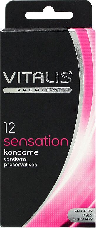 Condoms "Vitalis Sensation" 12pcs