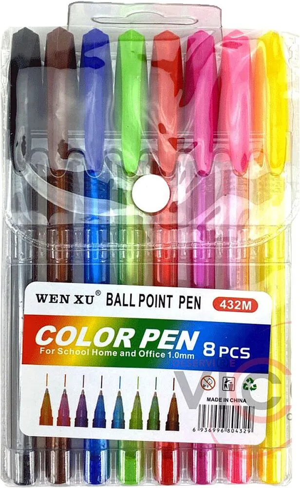 Colour pens "Wen Xu" 8 pcs
