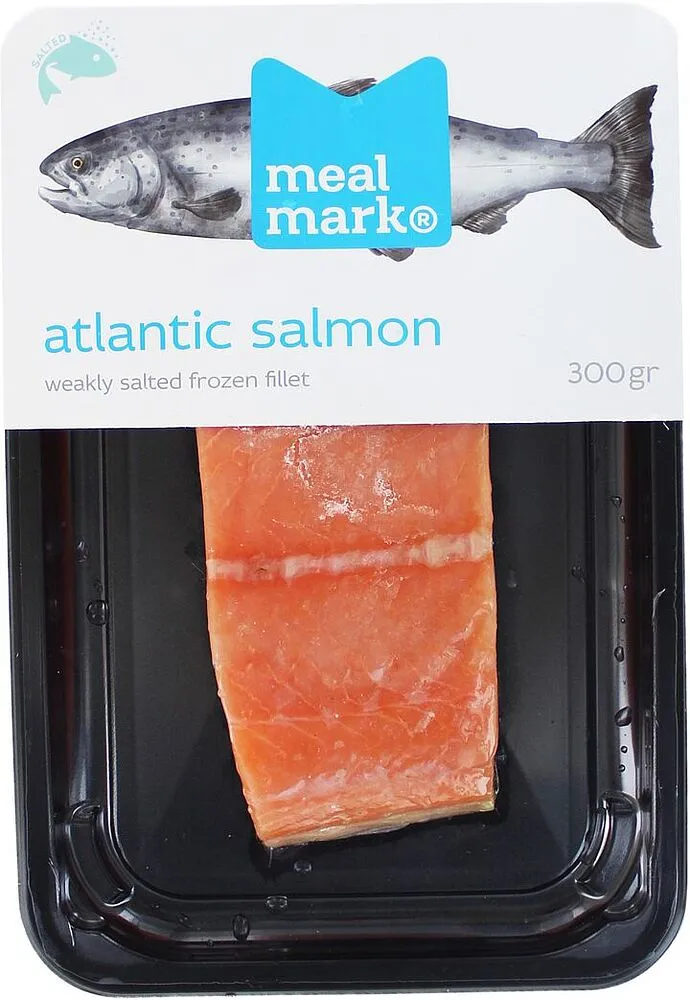 Salmon fillet lightly salted "Meal Mark" 300g

