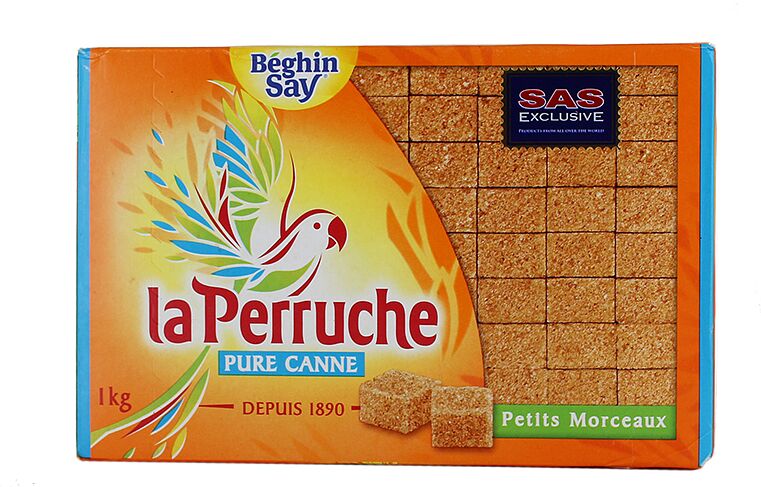 Сахар тростниковый "La Perruche" 1кг