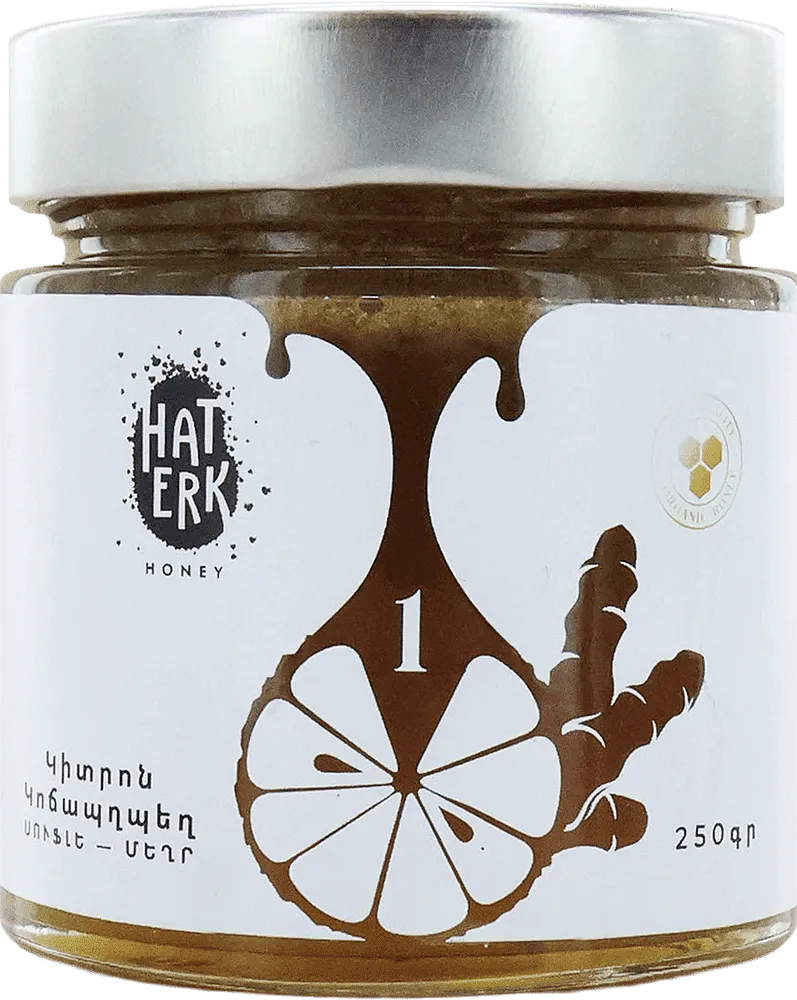 Lemon & ginger honey souffle "Haterk Lemon Ginger 1" 250g
