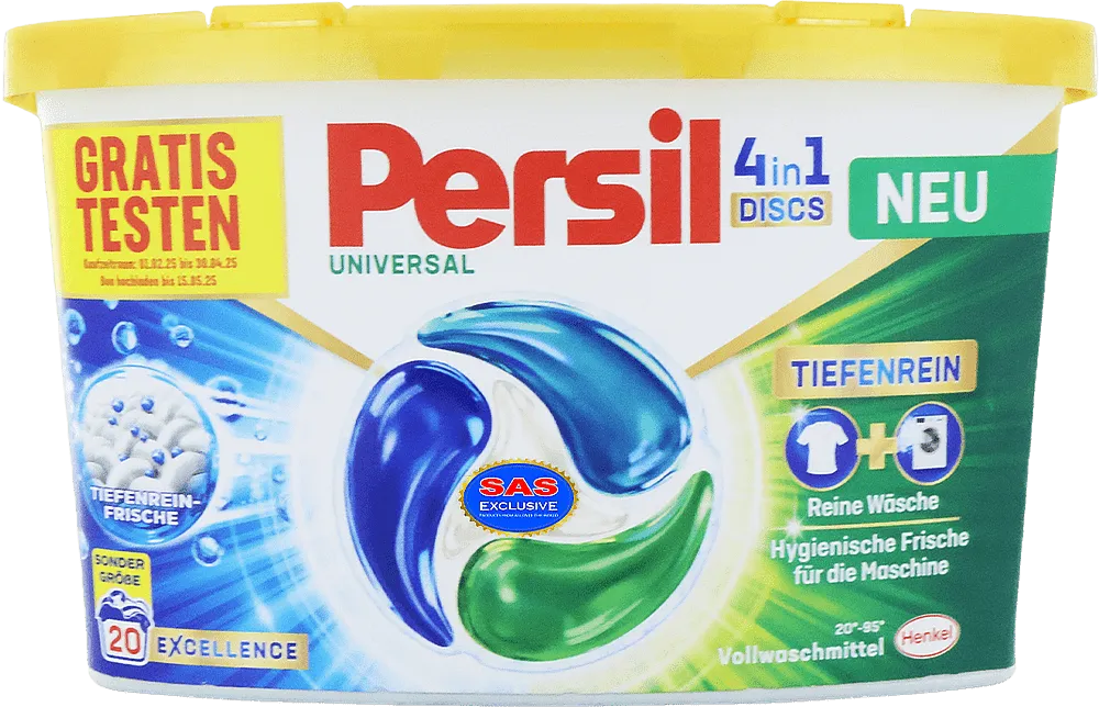 Universal washing capsules "Persil Universal 4 in 1" 20 pcs
