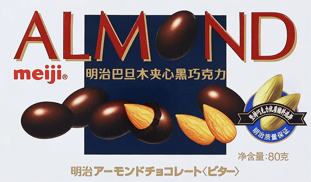 Almonds in chocolate "Meiji Almond" 80g
