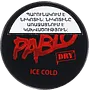 Nicotine ice pouches "Pablo Dry Ice Cold" 
