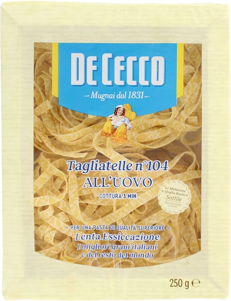 Pasta "De Cecco Tagliatelle №104" 250g
