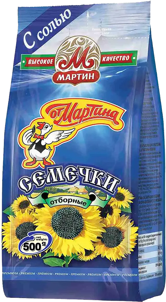 Семечки с морской солью "От Мартина М. Мартин" 500г
