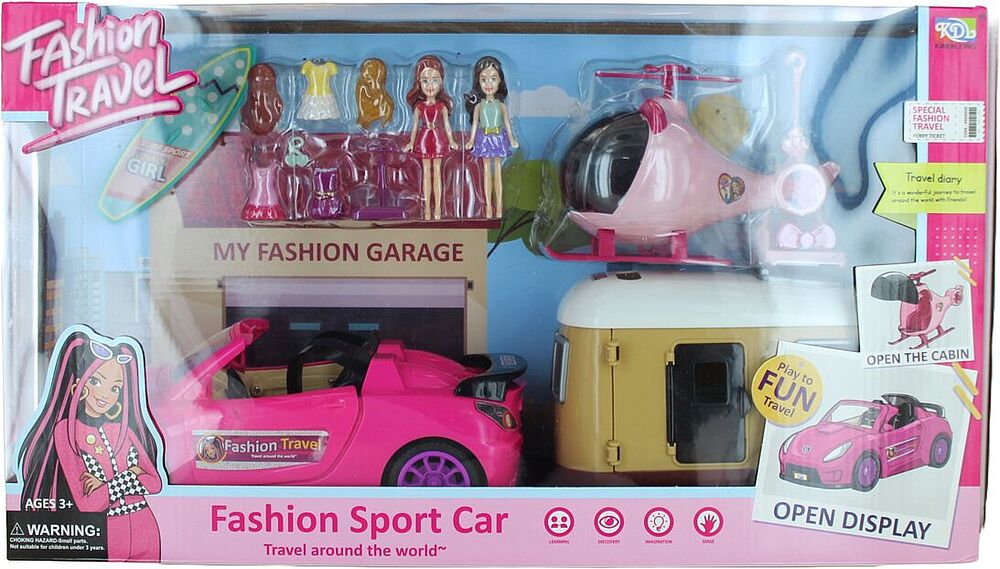 Кукла "Fashion Sport Car"
