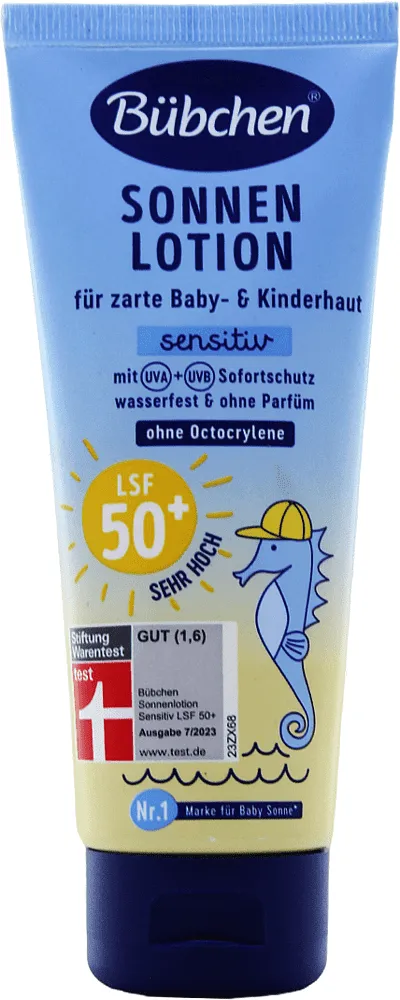 Sunscreen cream "Bubchen 50+SPF" 100ml