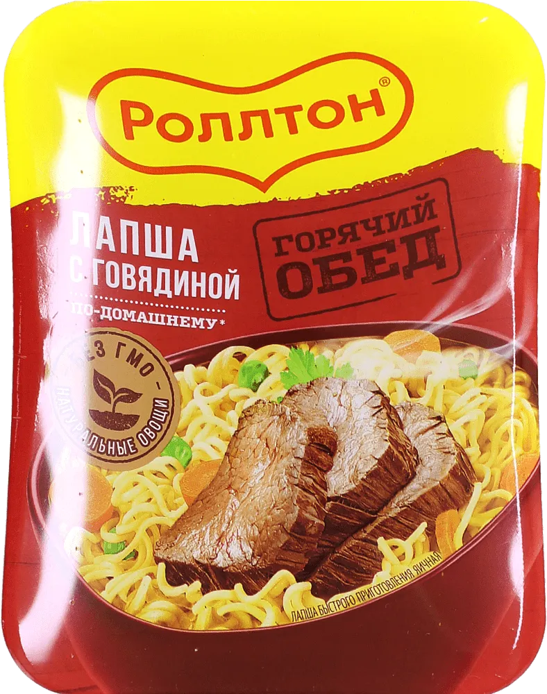 Beef noodles "Rollton" 100g 