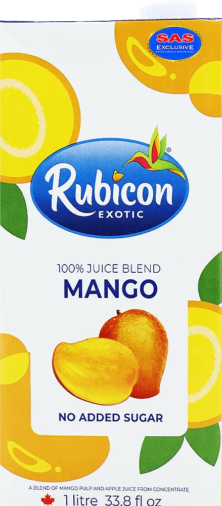 Հյութ մանգոյի և խնձորի «Rubicon Exotic Mango» 1լ
