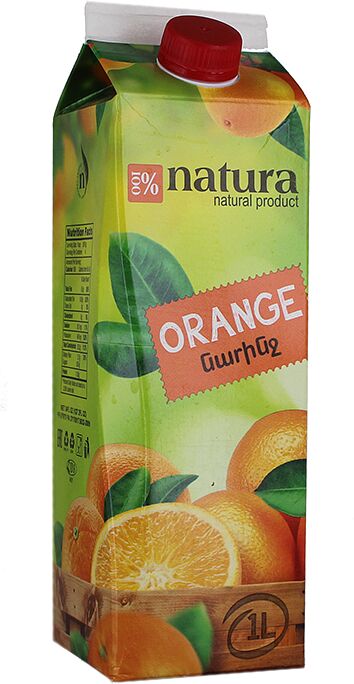 Сок "Natura" 1л Апельсин