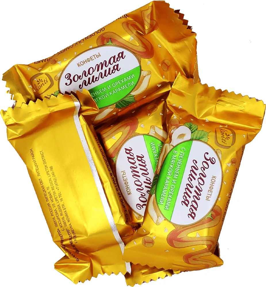 Chocolate candies "Konti Золотая Лилия"
