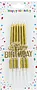 Birthday candle "Happy Birthday" 6 pcs