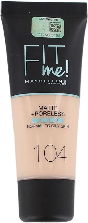 Foundation "Maybelline Fit Me 104" 30ml