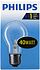 Light bulb "Philips"A 55 230 V, E27 ES 1000h, 415 lm 40 w, thick patron, clear 
