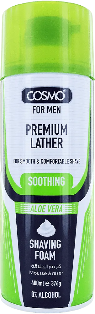 Shaving foam "Cosmo Soothing Aloe Vera" 400ml
