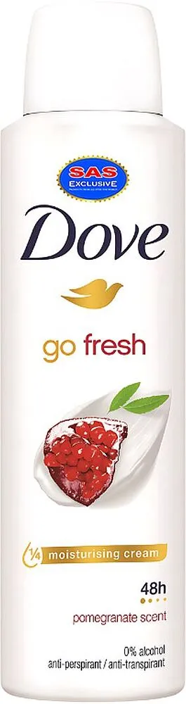 Antiperspirant-deodorant "Dove Go Fresh" 150ml
