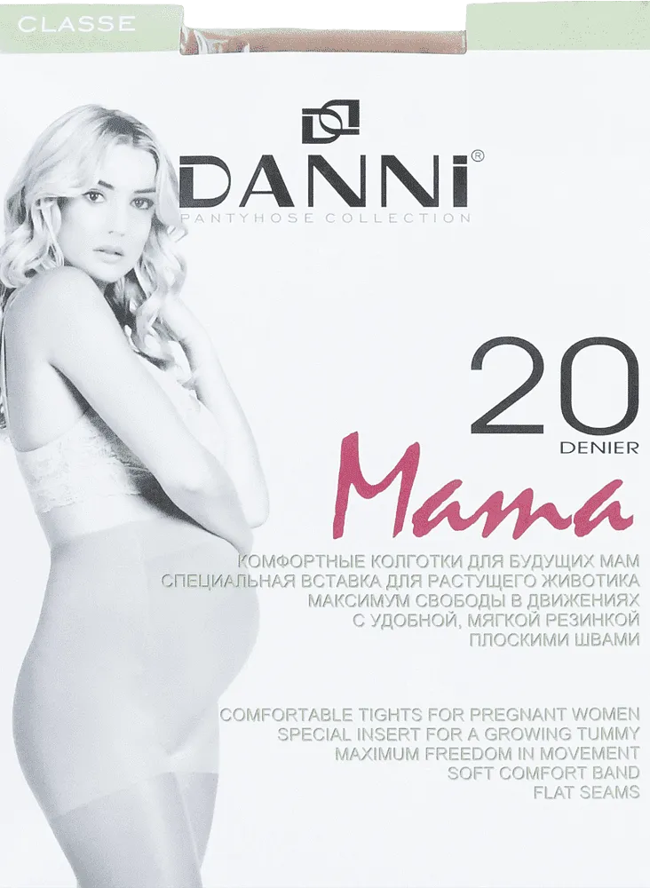 Զուգագուլպա բրոնզագույն հղիների «Danni Mama Classe 20 Den N3»

