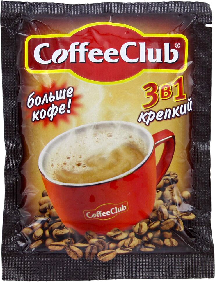 Кофе "Coffee Club Strong " растворимый, 3 в одном 20г
