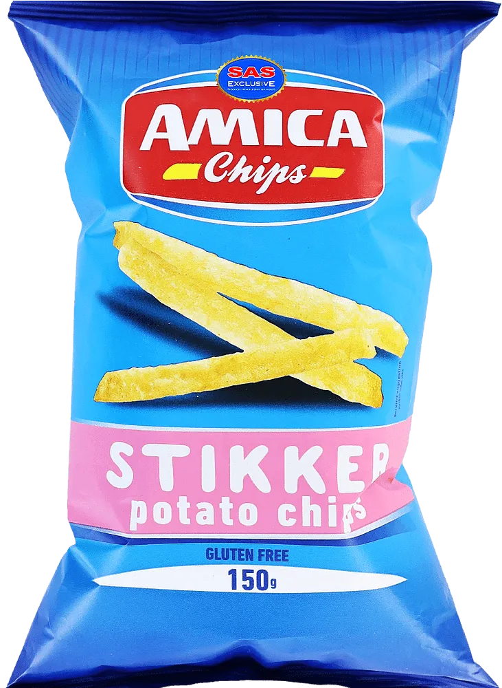 Salty chips "Amica Chips Stikker" 150g