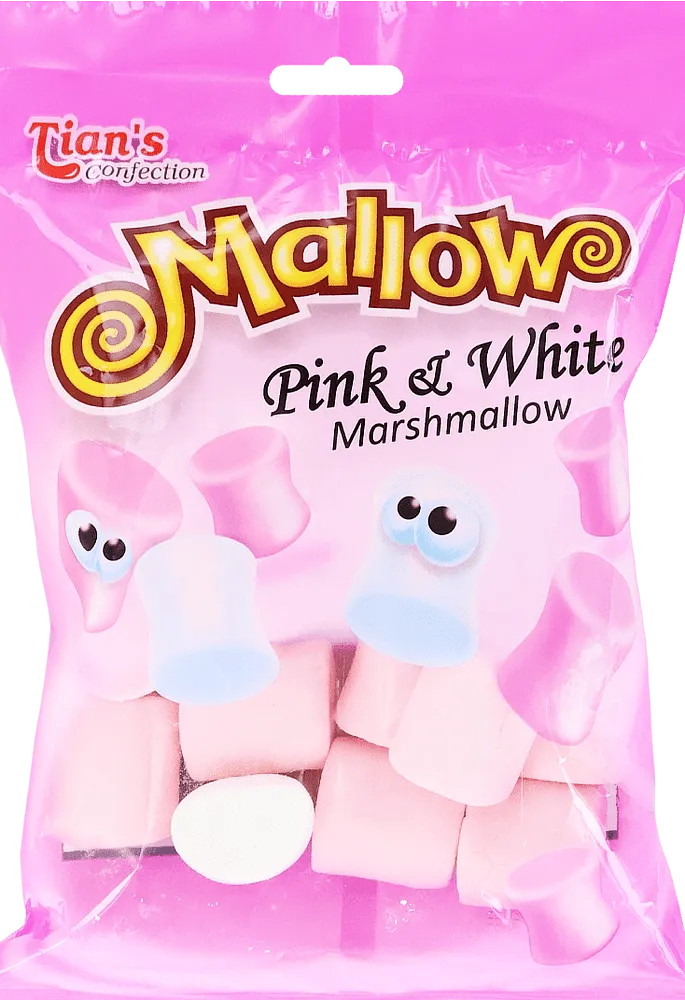 Marshmallow "Tian’s Mallow Pink & White" 100g
