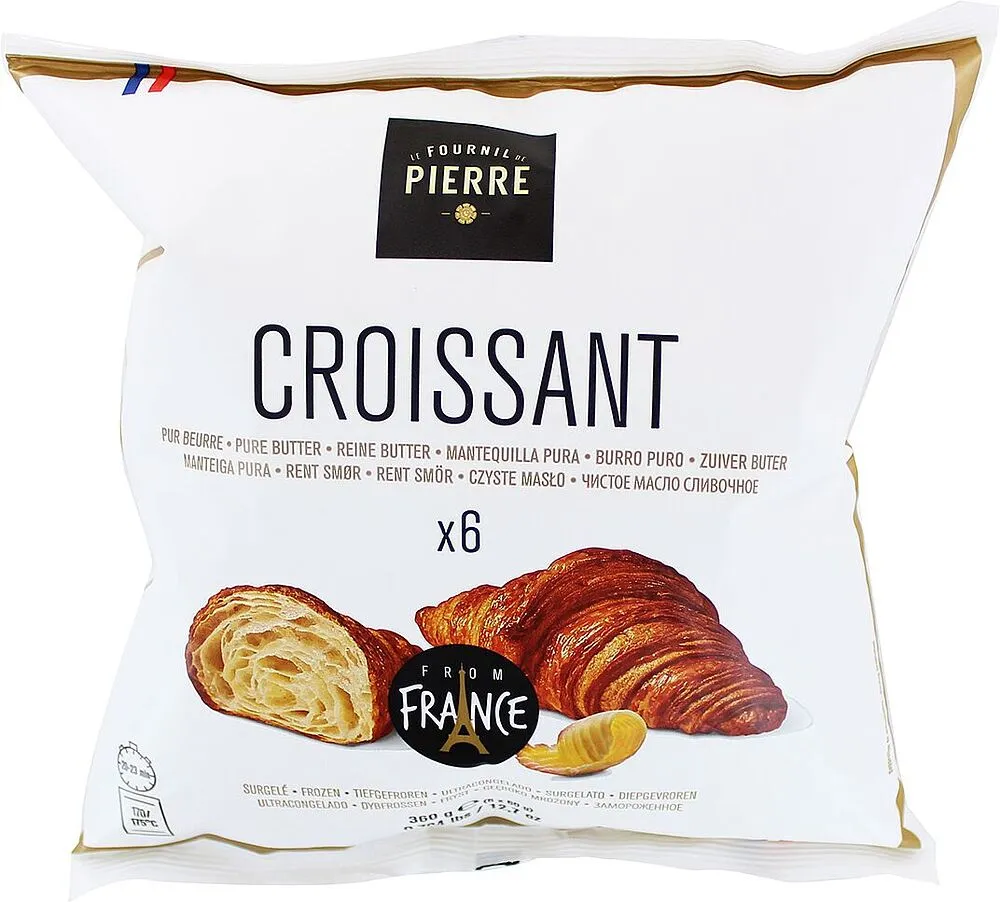 Croissant with butter "Pierre Pain" 360g
