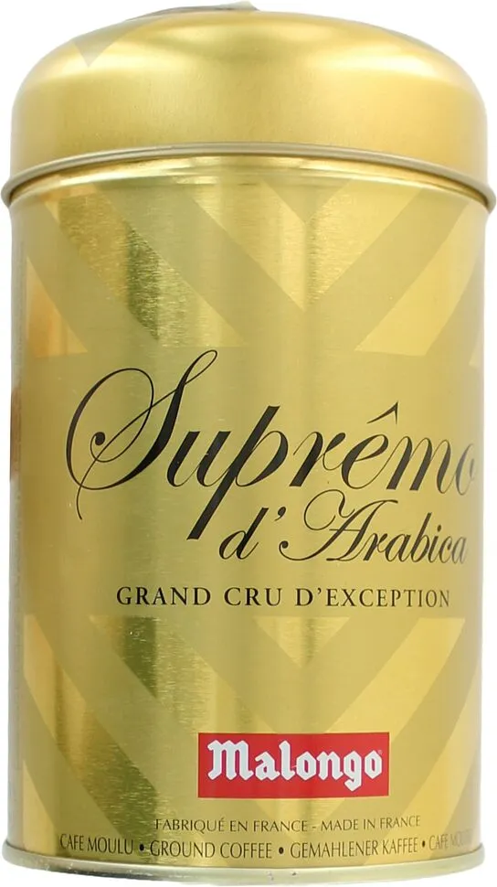 Ground coffee "Malongo Supremo d'Arabica" 250g