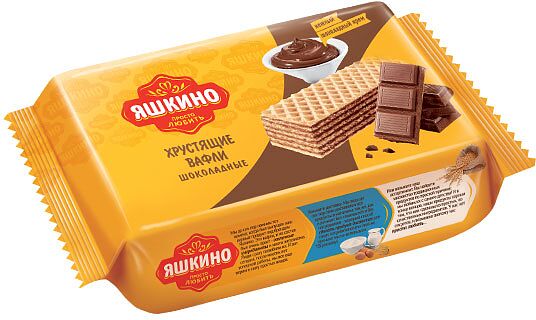Վաֆլի՝ շոկոլադե միջուկով «Яшкино» 200գ
