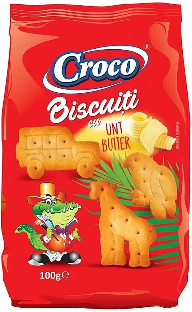 Butter cookies "Croco Butter" 100g
